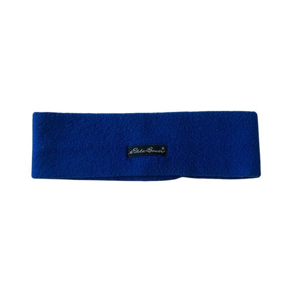 Eddie Bauer Fleece Ear Warmer Headband in Royal Blue O/S - Picture 1 of 3